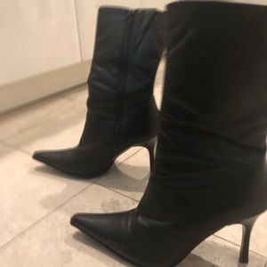 Black boots lavorazione artigiana